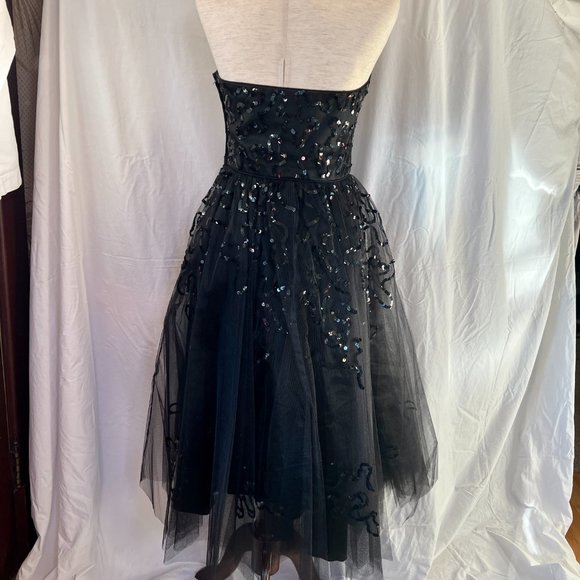mid-2000s Betsey Johnson Tulle & Sequin Retro Party Dress - Picture 6 of 11
